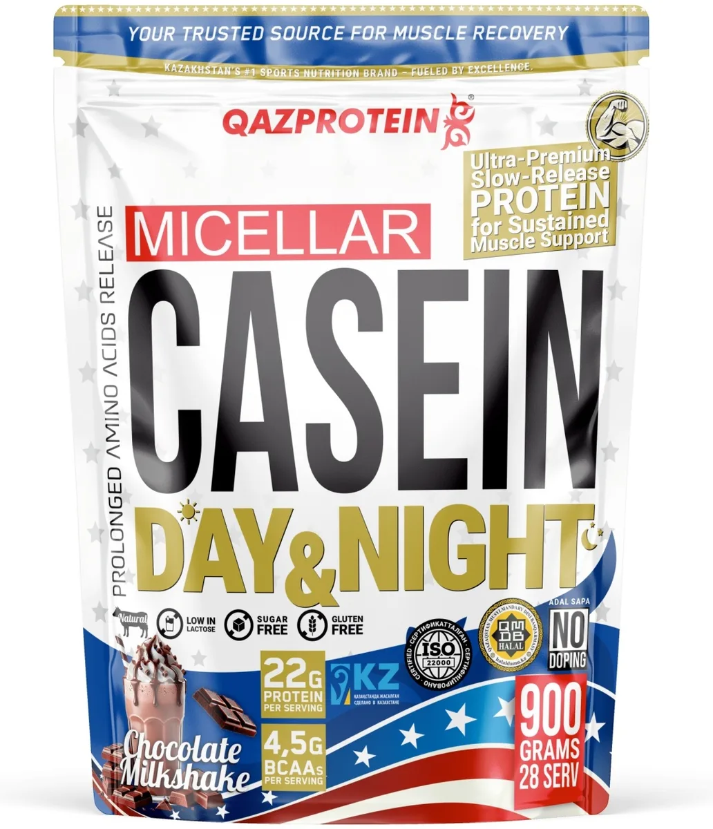 Протеин Qazprotein Micellar Casein 900г Шоколад (5062)