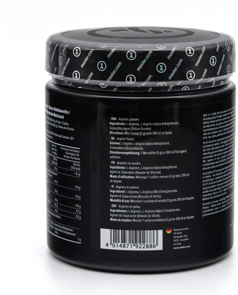 Аминокислота Maxler Arginine AAKG 300г (2886)