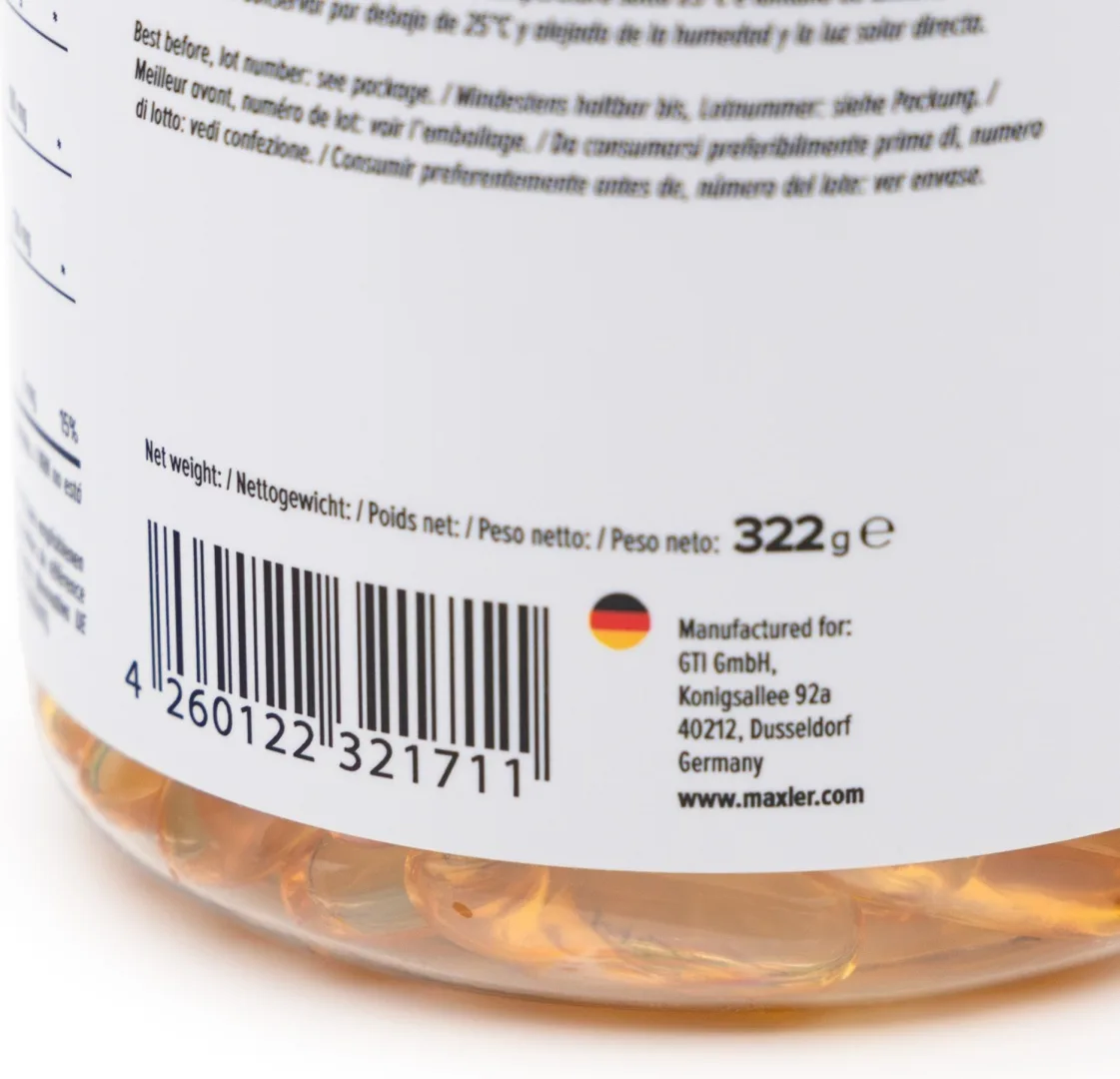Витамин Maxler Omega-3 Gold капсулы 240 шт (1711)