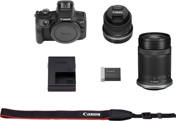 Фотокамера Canon EOS R100 + RF-S 18-45 mm + RF-S 55-210 mm