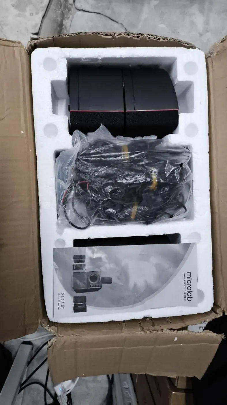 Колонки компьютерные Microlab X3 BT 5.1 Черный, Уценка — фото дефекта 6
