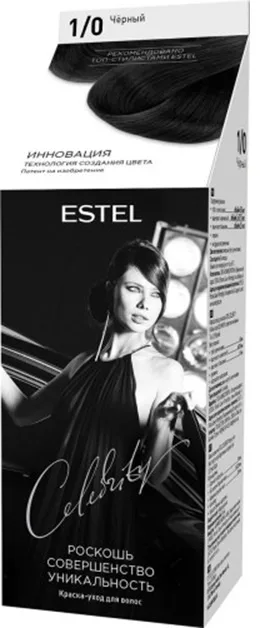 Краска-уход ESTEL CELEBRITY 1/0 чёрный 140 мл (8263)