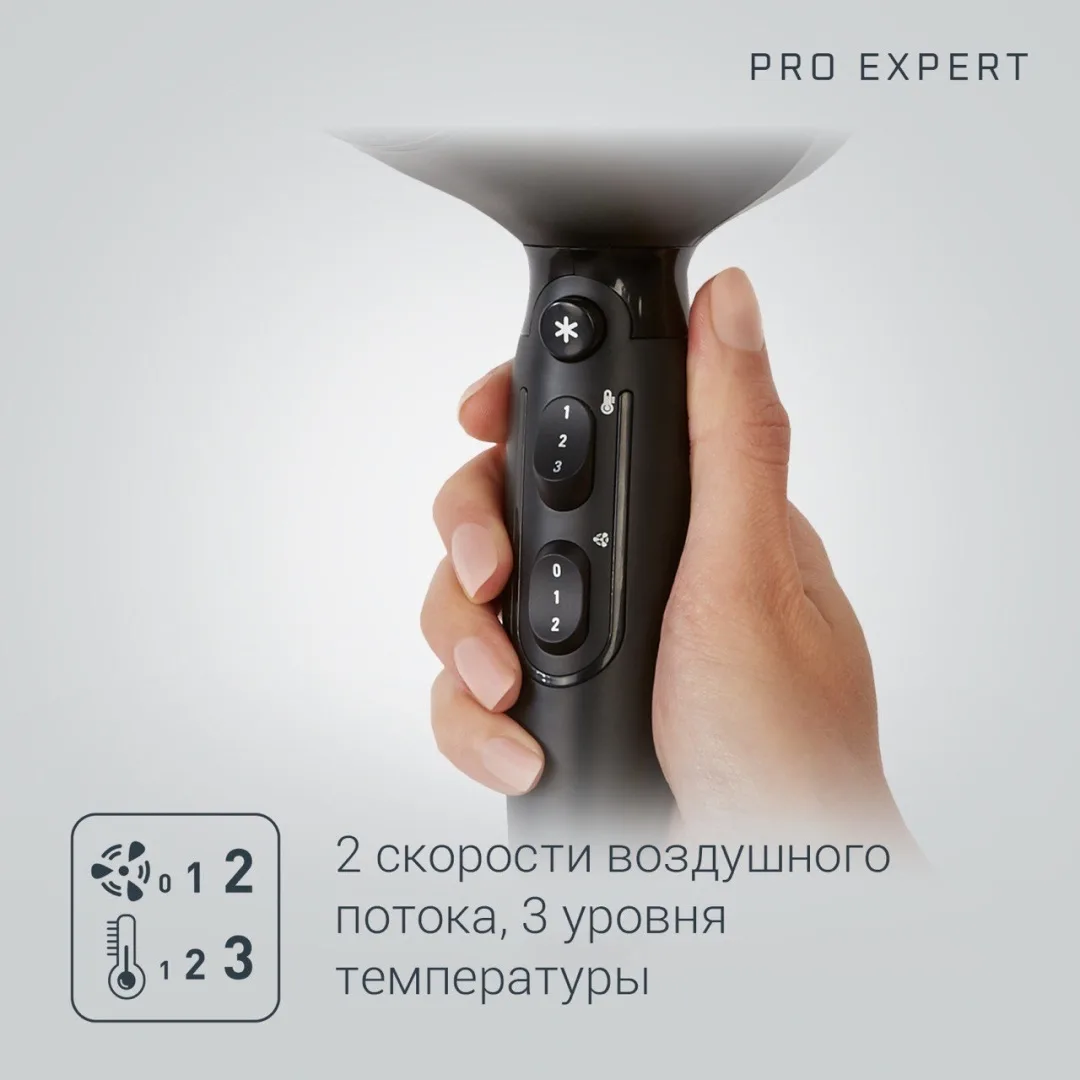Фен Rowenta CV8820F0 Черный