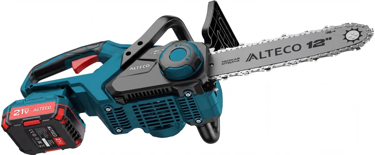 Бесщеточная аккумуляторная цепная пила ALTECO CCS 21-30 BL Solo