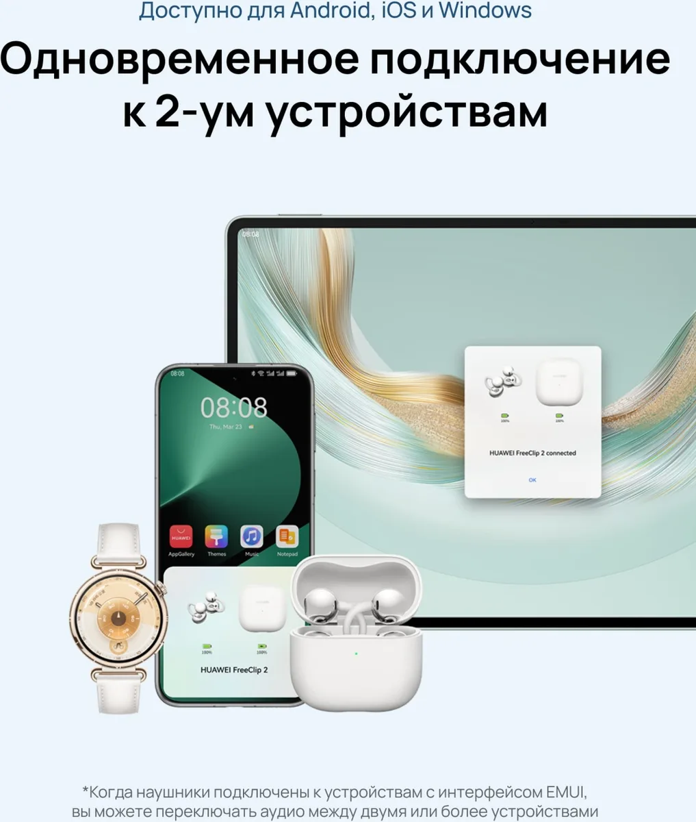 Наушники Huawei FreeClip 2 T0027 Black