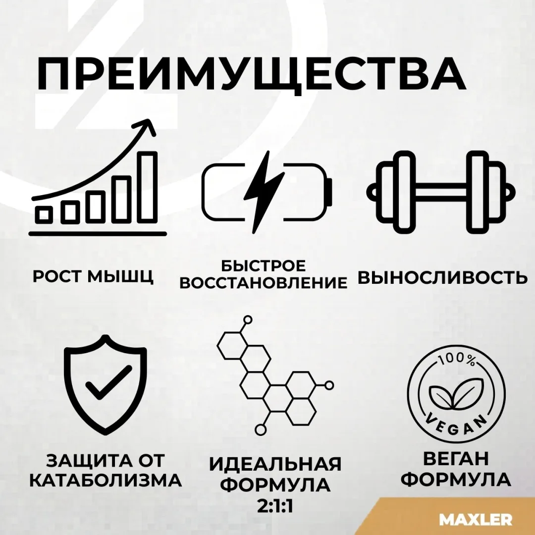 Аминокислота Maxler BCAA 8400 180 таб (0272)