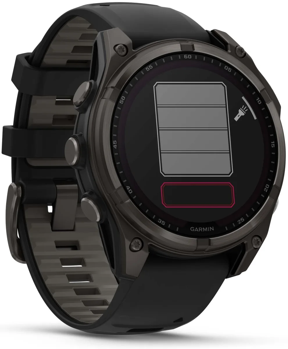 Смарт-часы Garmin Fenix 8 Solar 47 мм черный (02906-11)