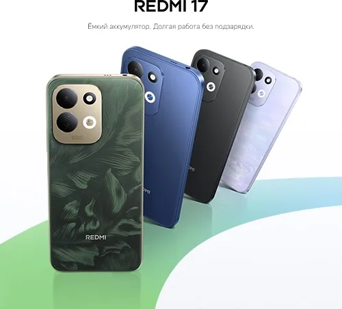 Смартфон Redmi 17 4/128GB Oak Green