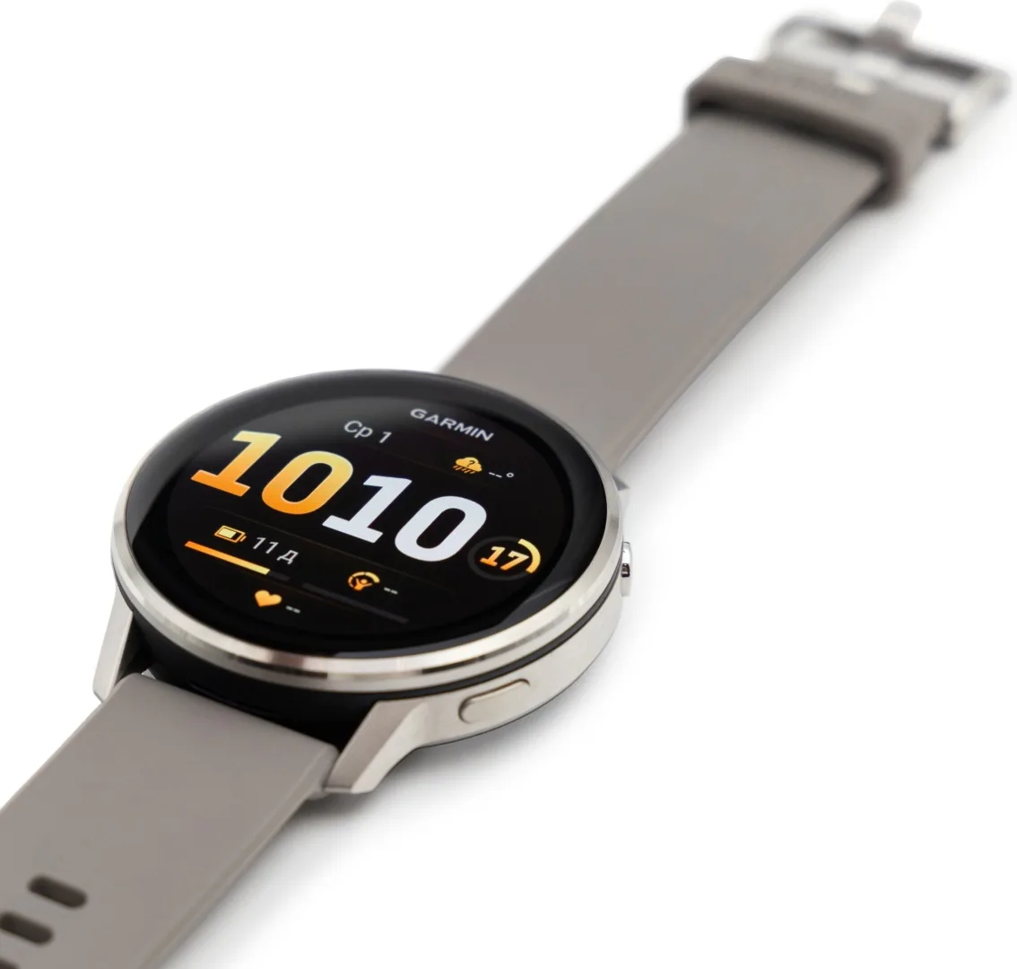Смарт-часы Garmin Venu 4 45 мм серебристый-серый (03014-01)