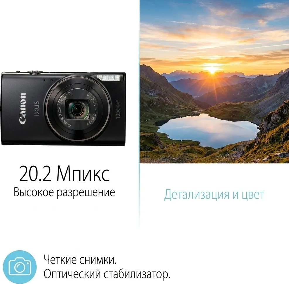 Фотокамера Canon IXUS 285 HS Black