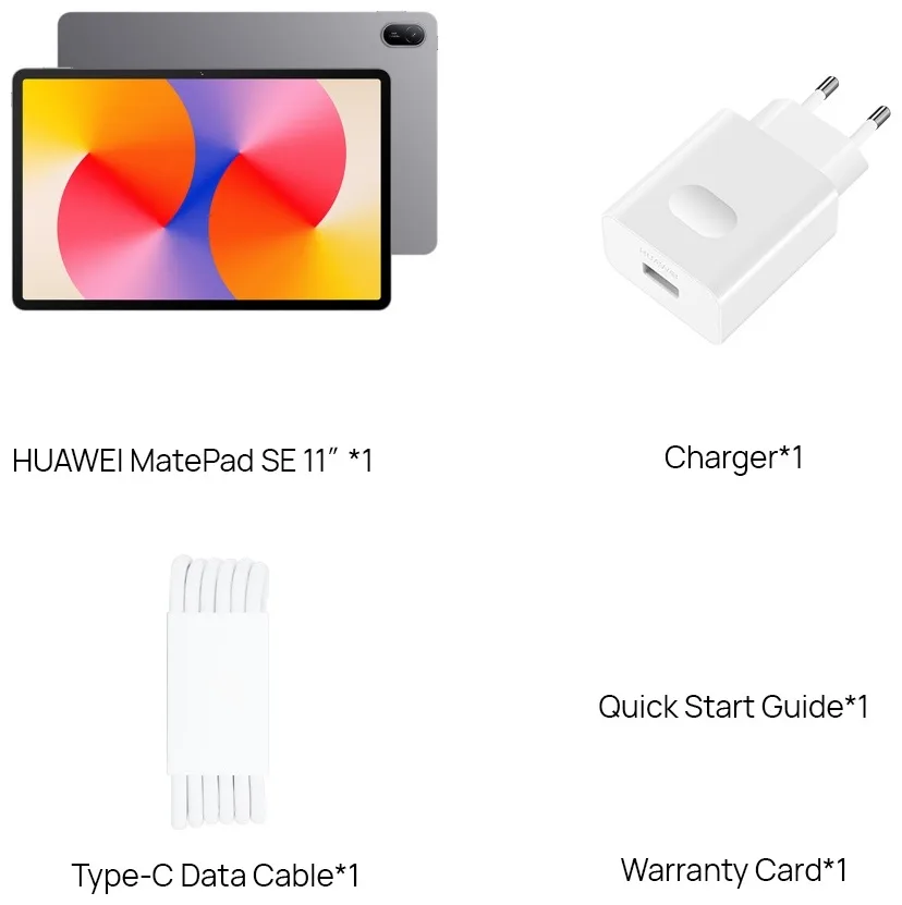 Планшет Huawei MatePad SE 4G LTE AGS6-L09D 8/128GB Nebula Gray