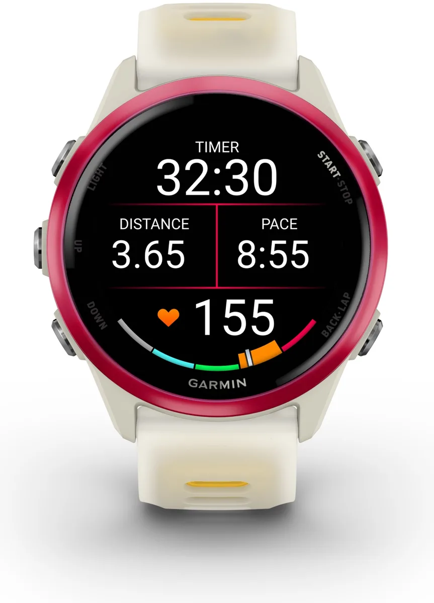 Смарт-часы Garmin Forerunner 570 42 мм белый-желтый (02970-02)