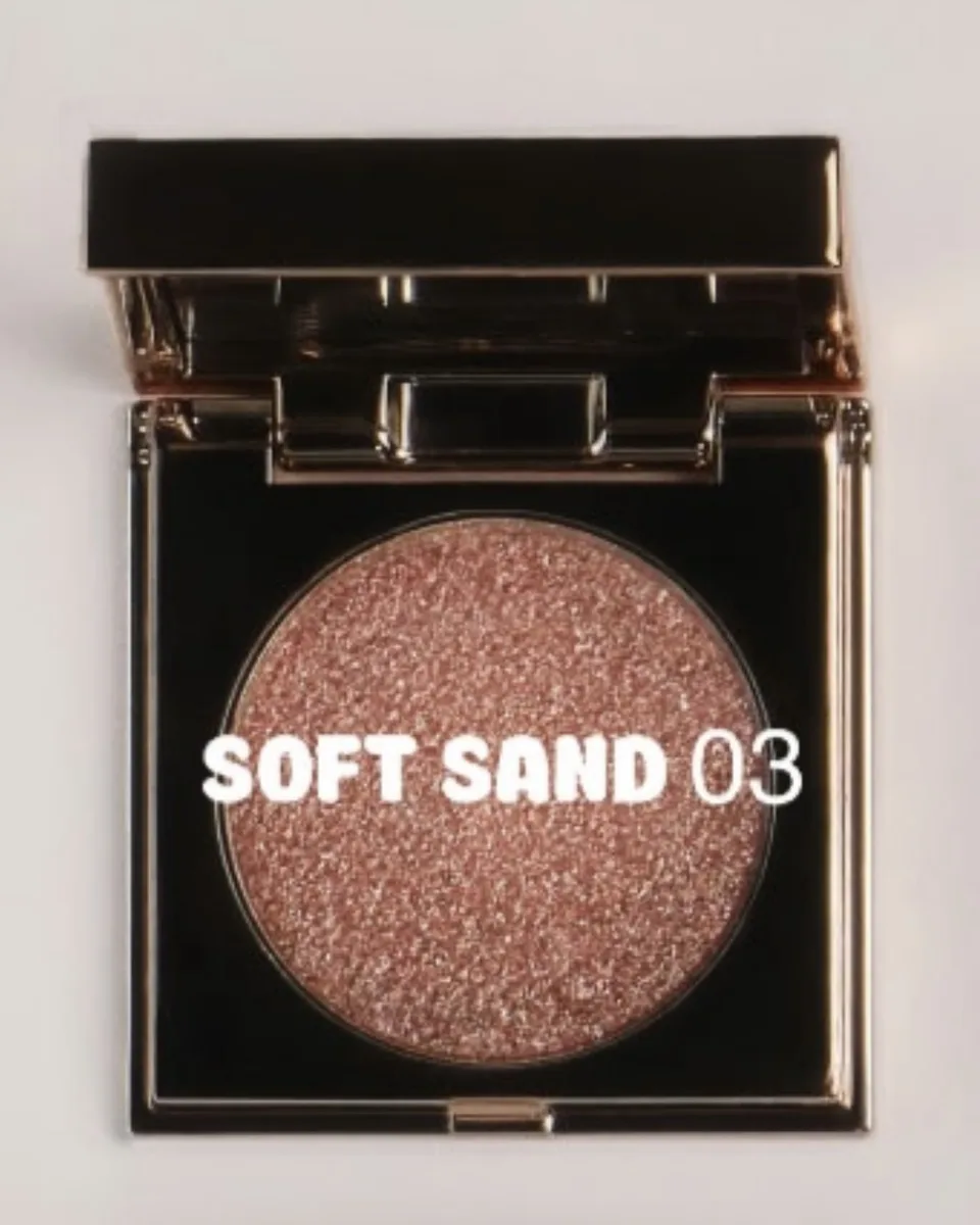 Тени для век спаркл Sen Sulu 03 Soft Sand ()