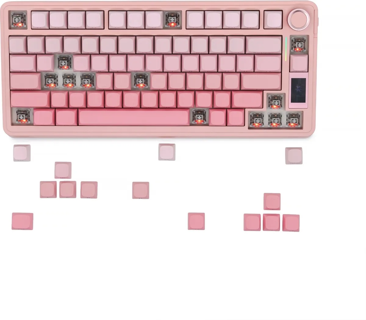 Клавиатура AULA S75 Pro Розовый (2131)