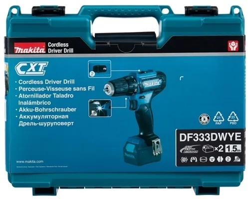 Дрель-шуруповерт Makita DF333DWYE