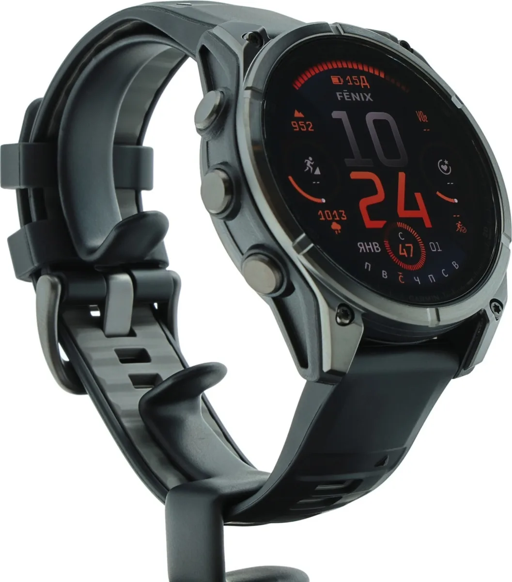 Смарт-часы Garmin Fenix 8 47 мм черный (02904-21)