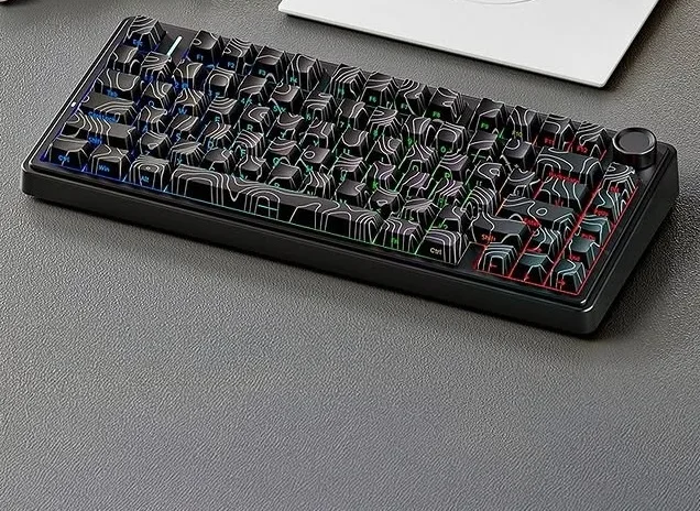 Клавиатура AULA F75 Blank Черный-контурный (1424)