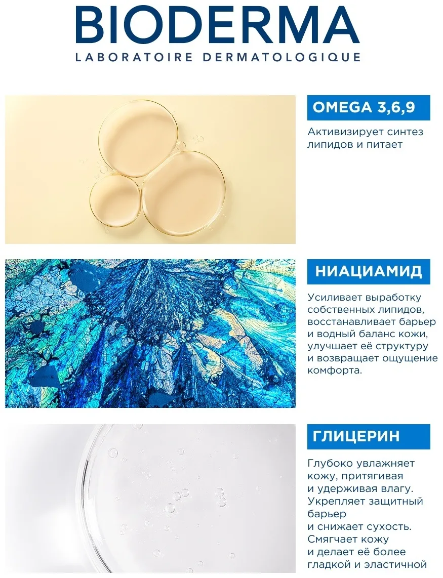 Крем питательный д/сухой кожи Bioderma Atoderm 200мл /805329/