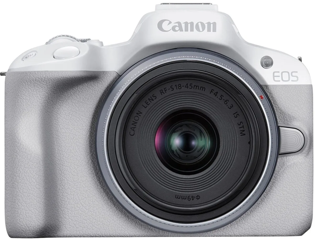 Фотокамера Canon EOS R50 + RF-S 18-45 mm IS STM White