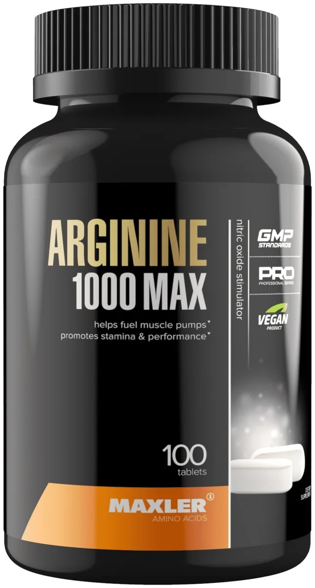 Аминокислота Maxler Arginine 1000 Max Таблетки 100шт (0050)
