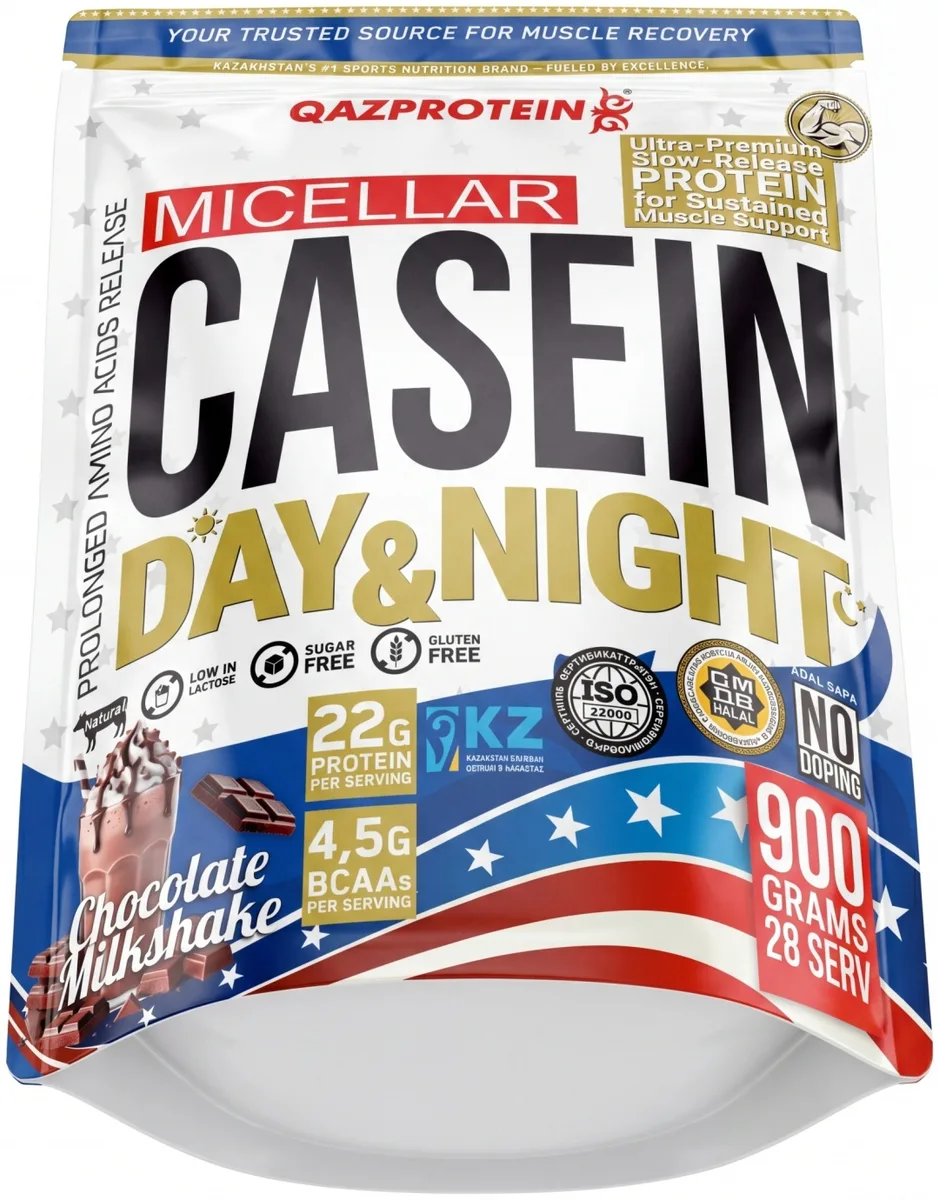 Протеин Qazprotein Micellar Casein 900г Шоколад (5062)