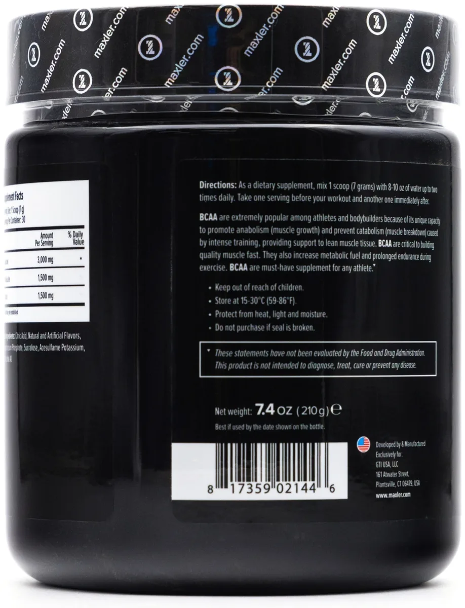 Аминокислота Maxler 100% Golden BCAA  Fruit Punch 210г (1446)