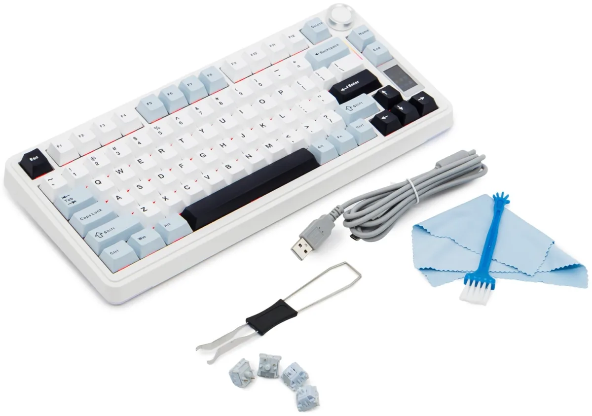 Клавиатура AULA S75 Pro Белый (2148)