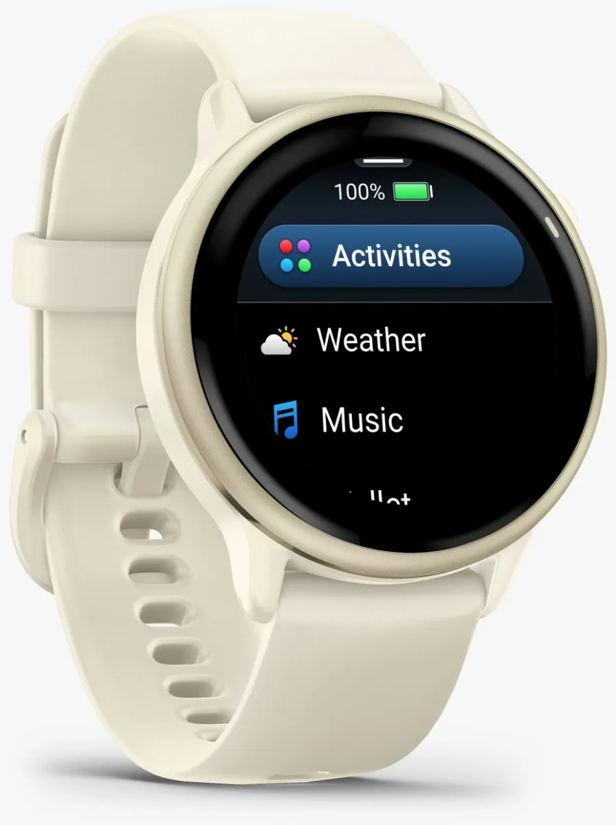 Смарт-часы Garmin Vivoactive 6 42 мм бежевый (02985-01)