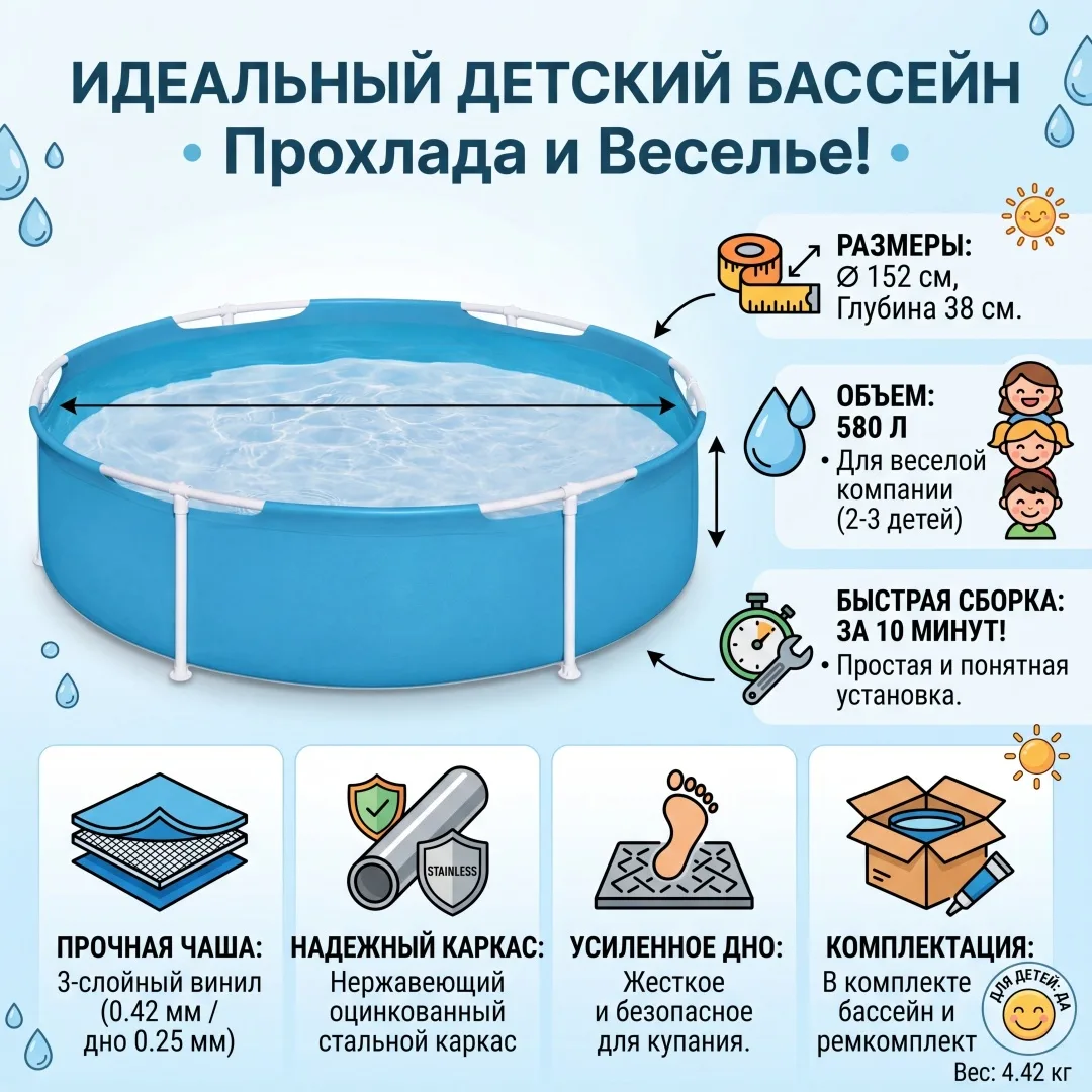 Бассейн Bestway 56283