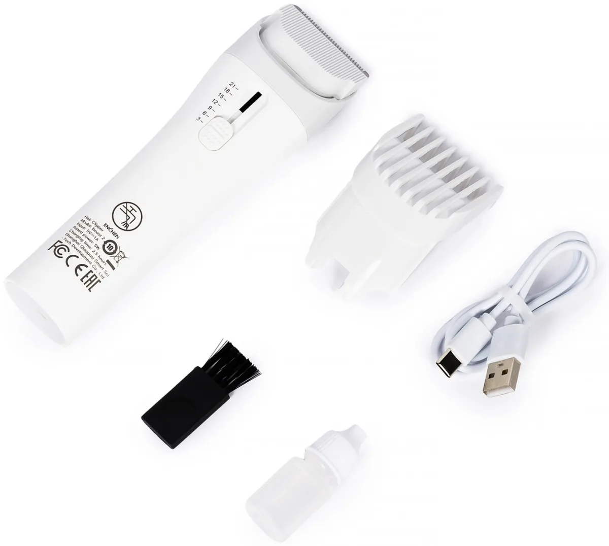 Триммер для волос Enchen Boost 2 Hair Trimmer Белый