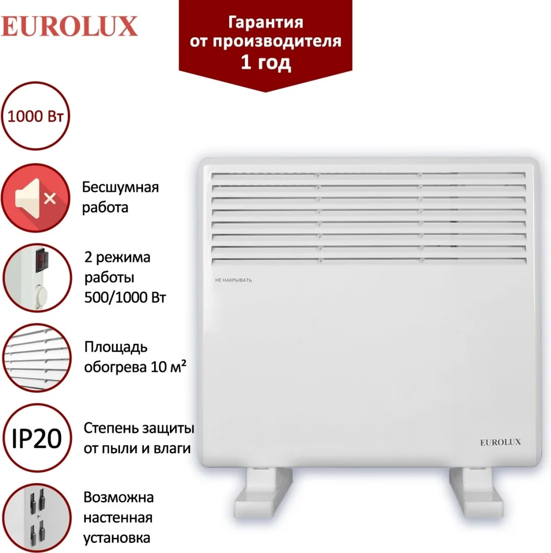 Конвектор Ресанта ОК-1000СН белый