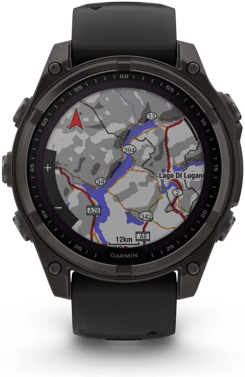 Смарт-часы Garmin Fenix 8 Solar 47 мм черный (02906-11)