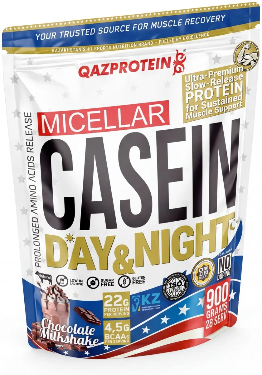 Протеин Qazprotein Micellar Casein 900г Шоколад (5062)