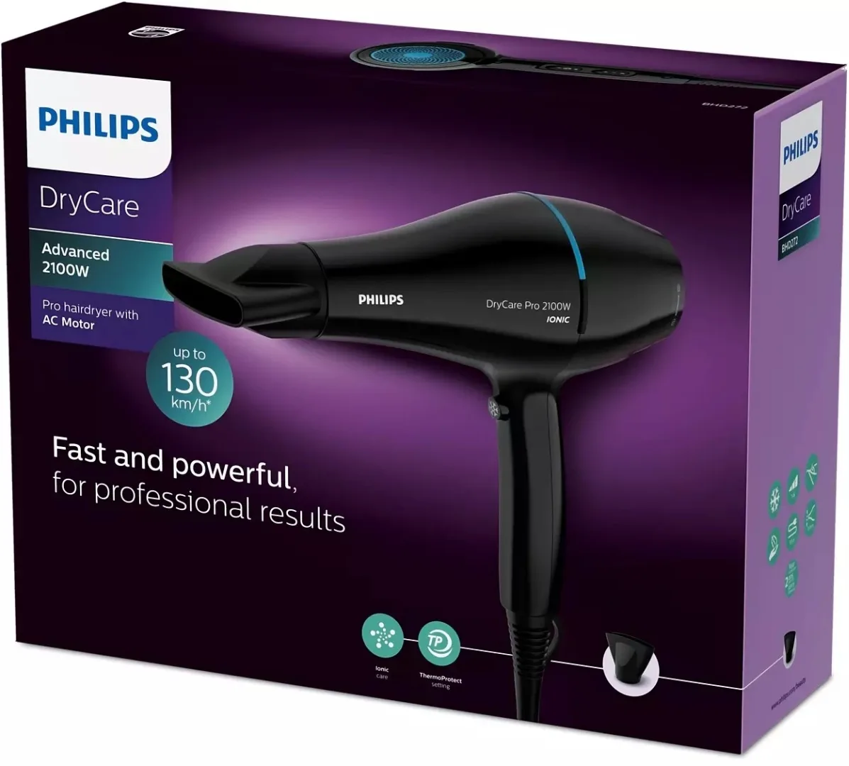 Фен Philips BHD272/00 Черный