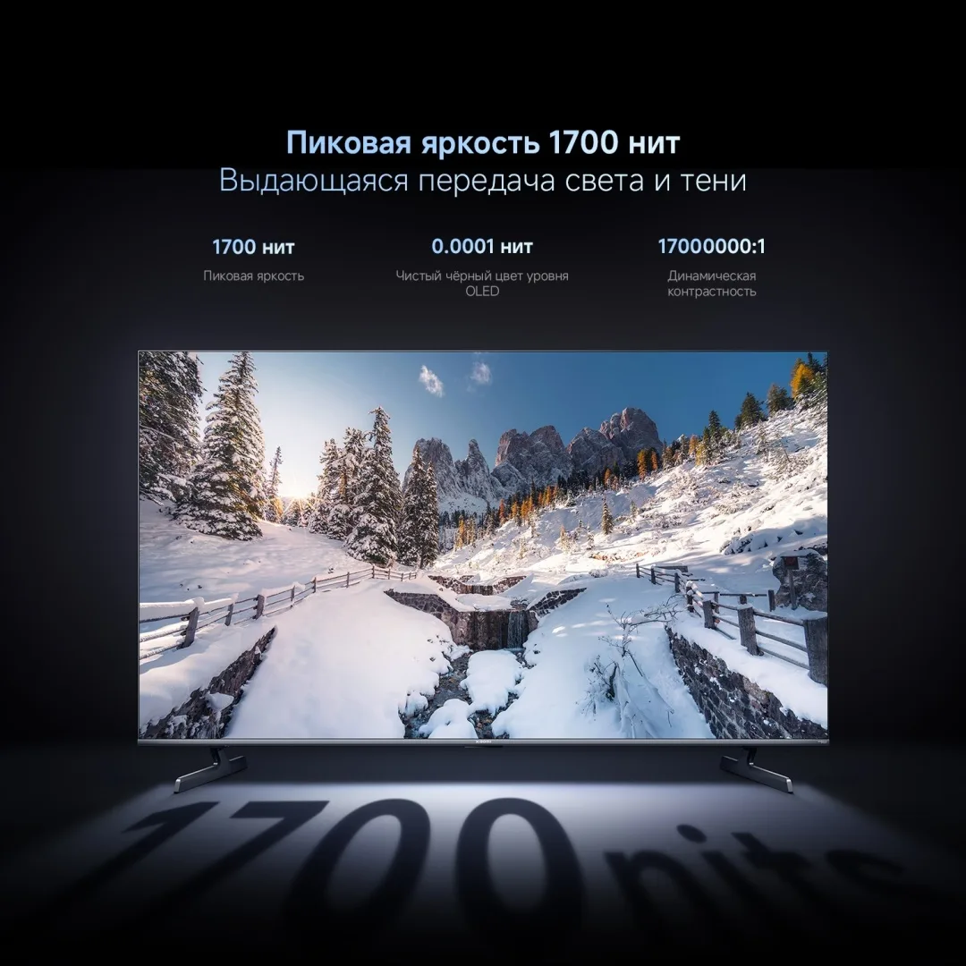 Телевизор Xiaomi TV S Pro Mini LED 55 2026 L55MB-SRU 140 см Черный