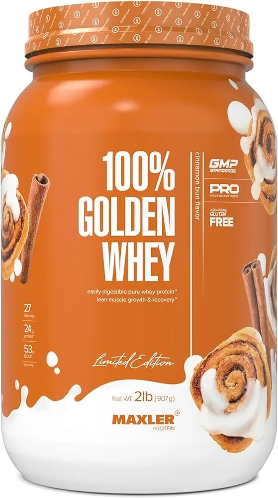 Протеин Maxler 100% Golden Whey Cinnamon 900г (2337)