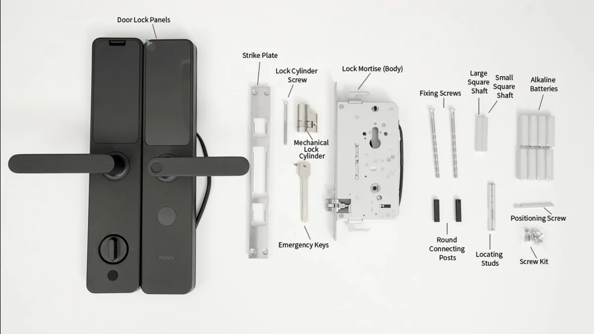 Умный дверной замок Aqara A100 ZigBee ZNMMS02ES-Black