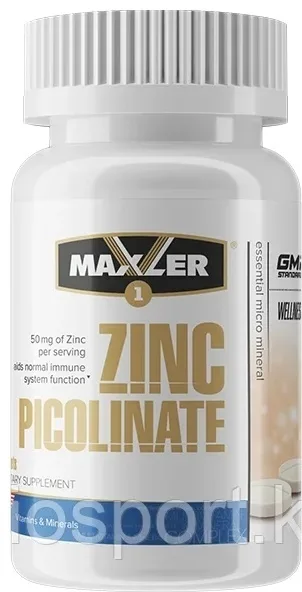Витамин Maxler Zinc Picolinate 50мг 60шт (0388)