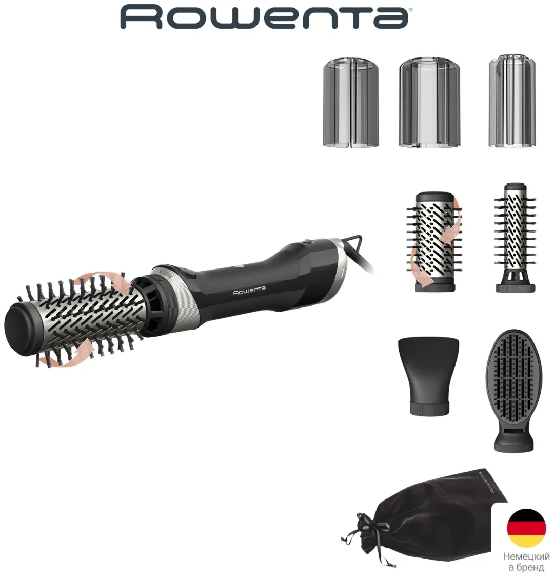 Фен-щетка Rowenta UB9540F0 Черный