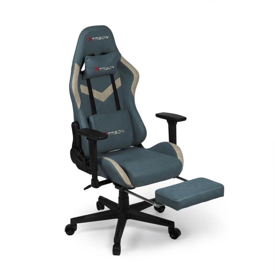 Игровое компьютерное кресло XTREON GC-6668 Синий-серый