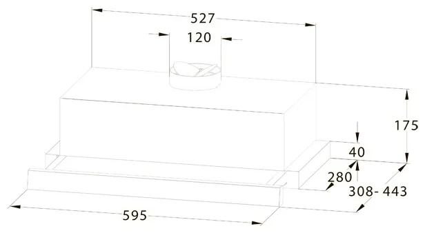 Вытяжка Midea MH60P205 W
