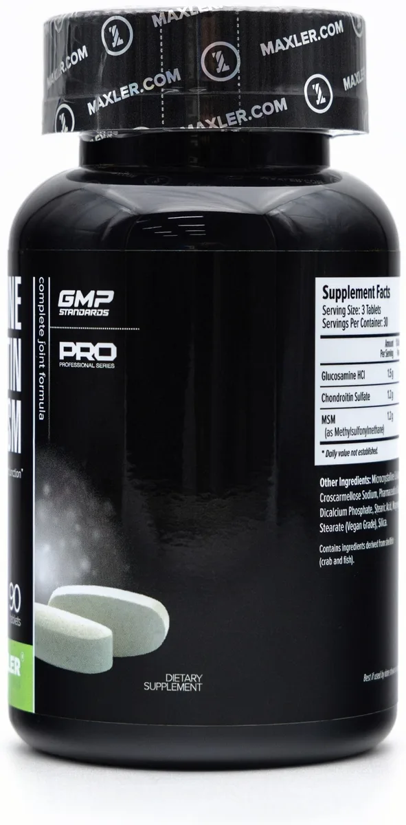 Препарат для укрепления связок Maxler Glucosamine Chondroitin MSM 90 таб (4041)