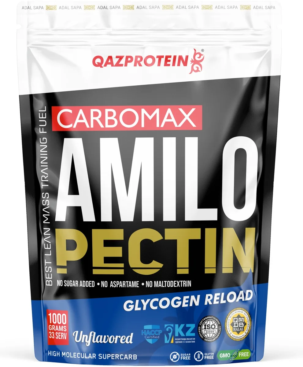 Гейнер Qazprotein Amylopectin без вкуса 1000г (9889)
