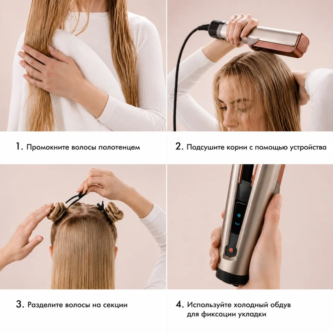 Выпрямитель Dyson Airstrait HT01 бархатно-красный/золото