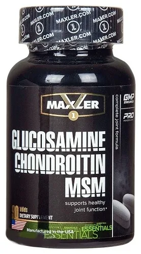 Препарат для укрепления связок Maxler Glucosamine Chondroitin MSM 90 таб (4041)