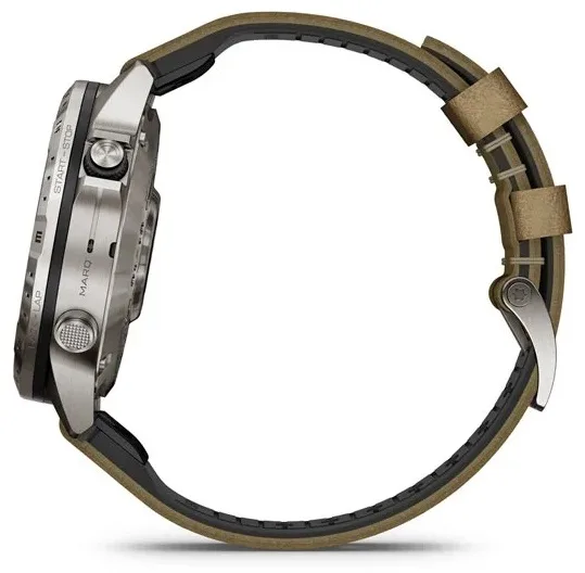 Смарт-часы Garmin MARQ Adventurer Gen 2 серебристый-коричневый (010-02648-31)