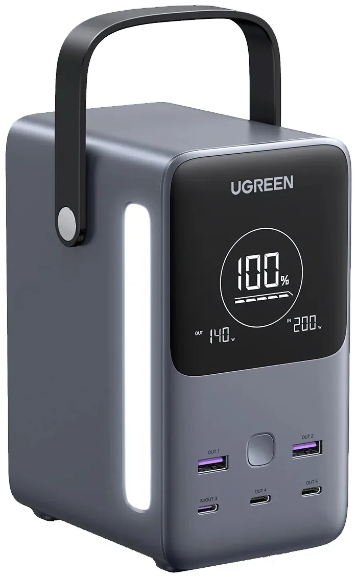 Внешний аккумулятор UGREEN PB770 48000 мАч Серый