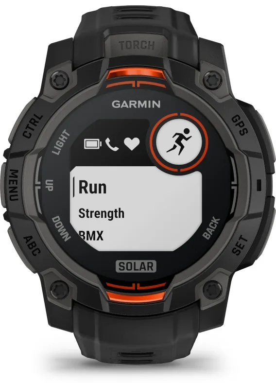 Смарт-часы Garmin Instinct 3 Solar 45 мм черный (02934-00)