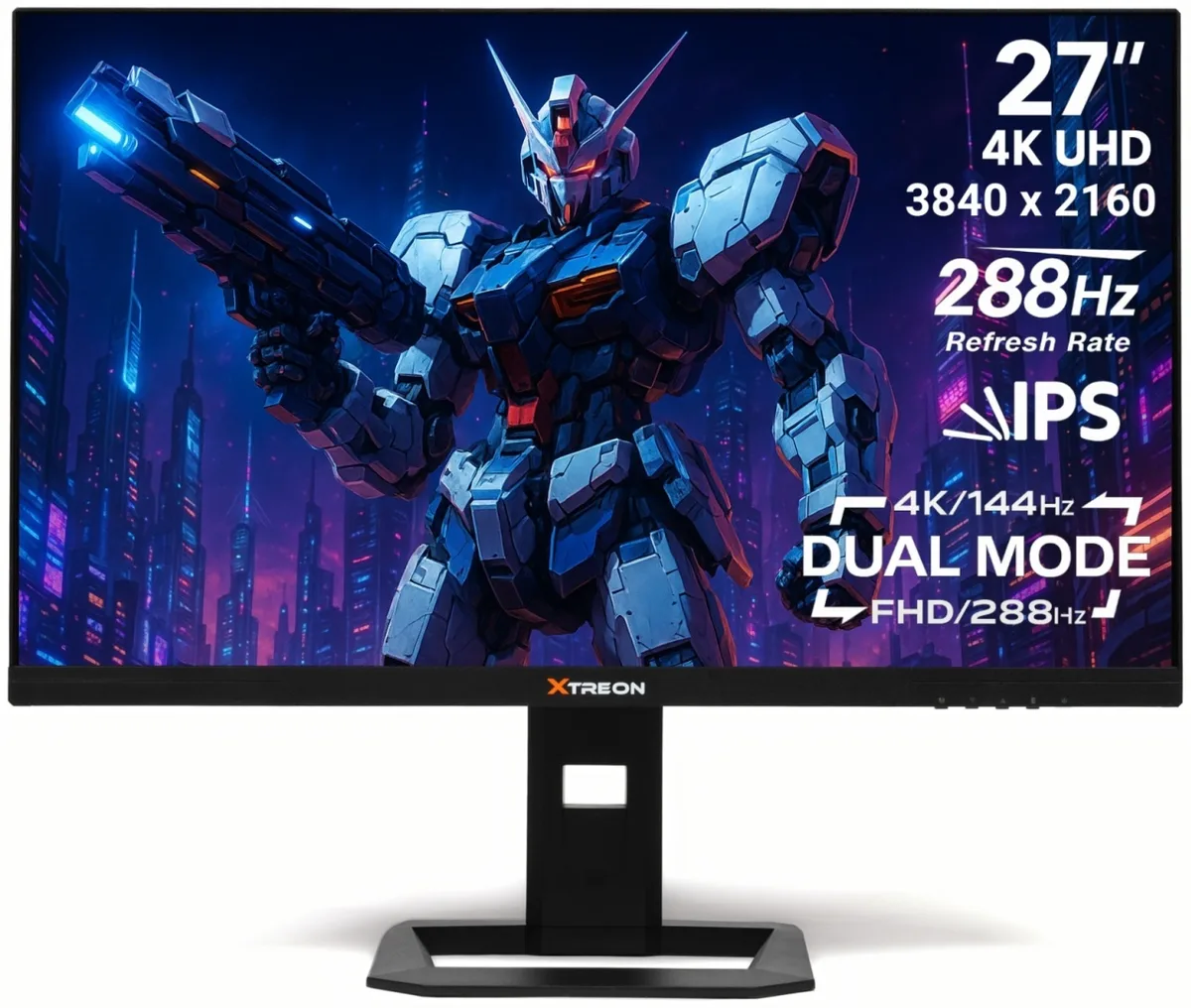 Монитор XTREON XT2712A 27" 4K Dual-Mode (288Hz) Черный