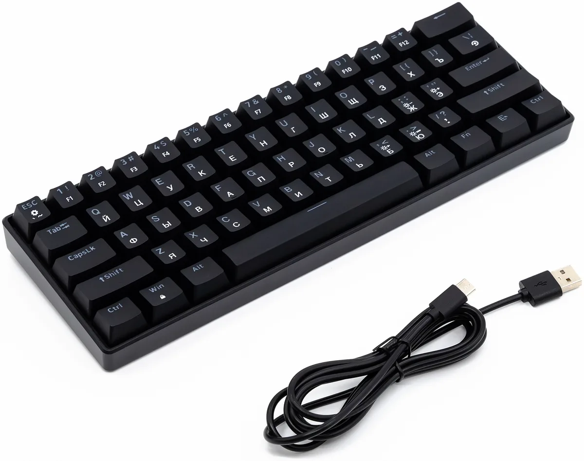 Клавиатура Xtreon XT60 Черный + в подарок (УТ-00007846,УТ-00007573)
